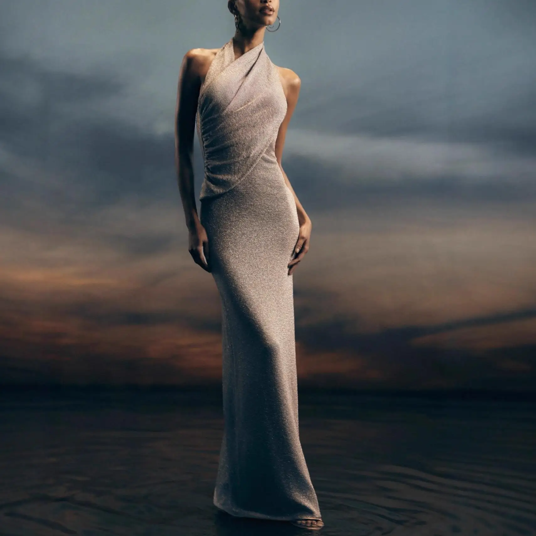 

Сексуальное вязаное облегающее платье Dr Faionable Плиссированное асимметричное Neline с высокой талией Pure Desire Sle Пляжный лагерь Ужин