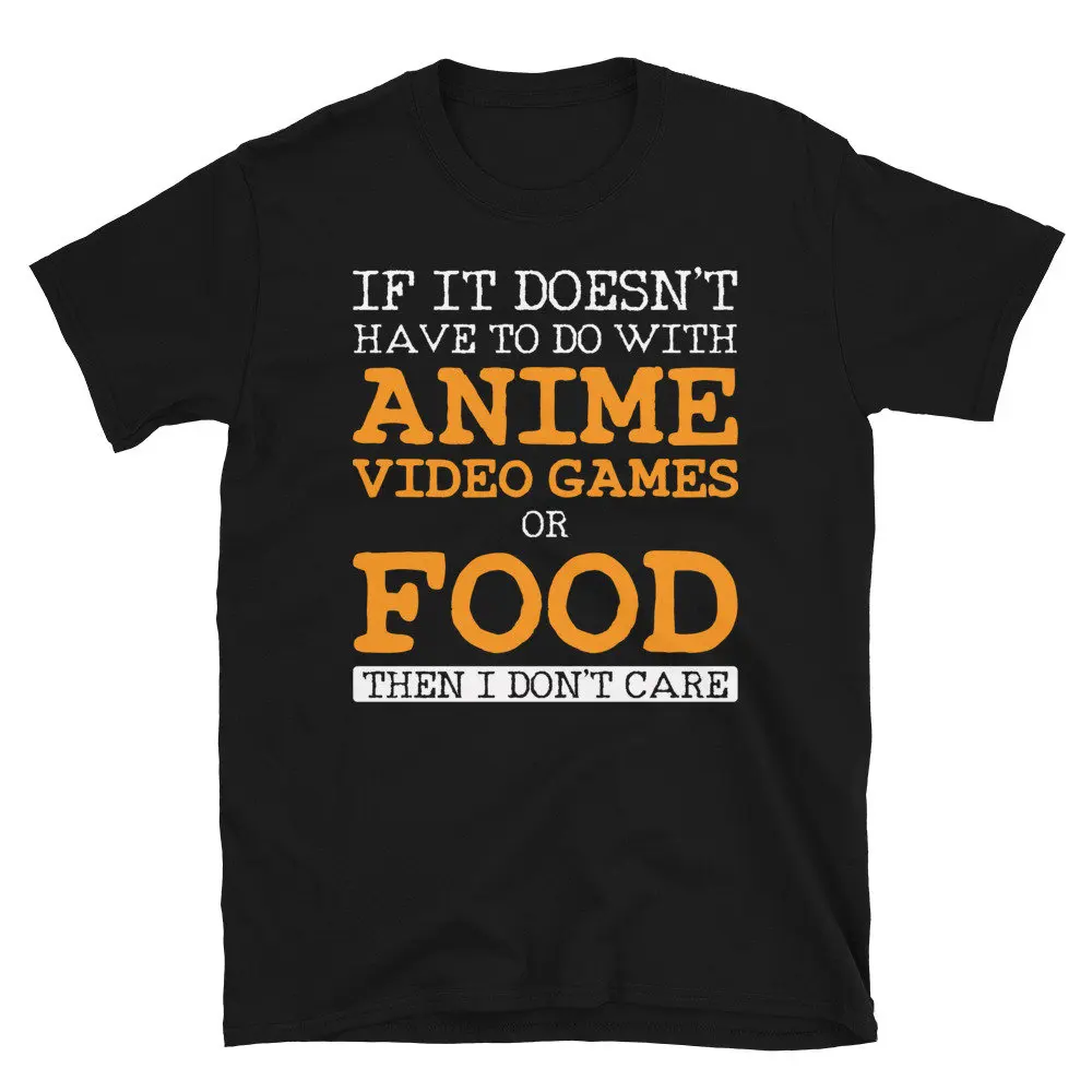 Camiseta Anime videojuegos Gamer Stramer comida