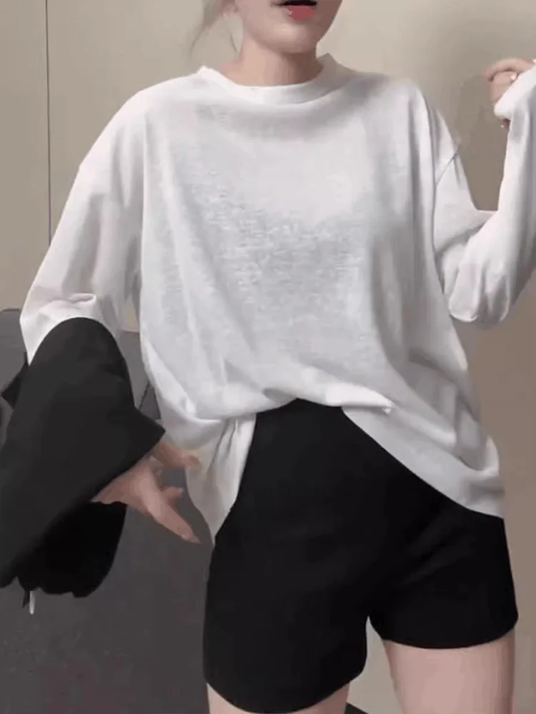 Cintura alta elástica fina ort calças de ciclismo das mulheres verão se bot commute sle versão coreana ket detalhe