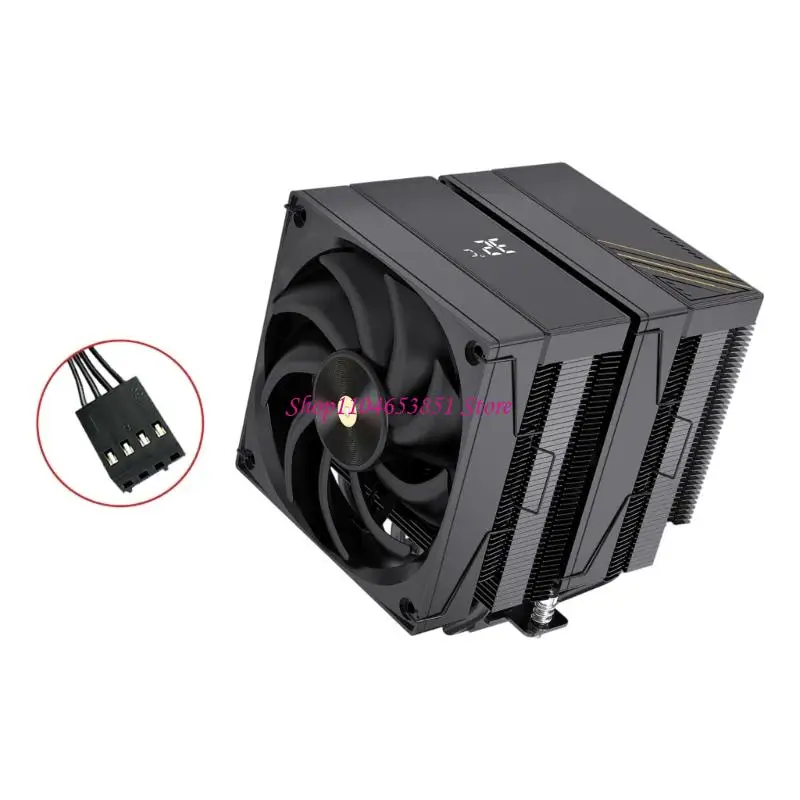 

Twin Tower Processor Cooling Fan 6 Heat Pipes Copper Base Efficient Heat Dissipation For Gaming Builds Heatsink