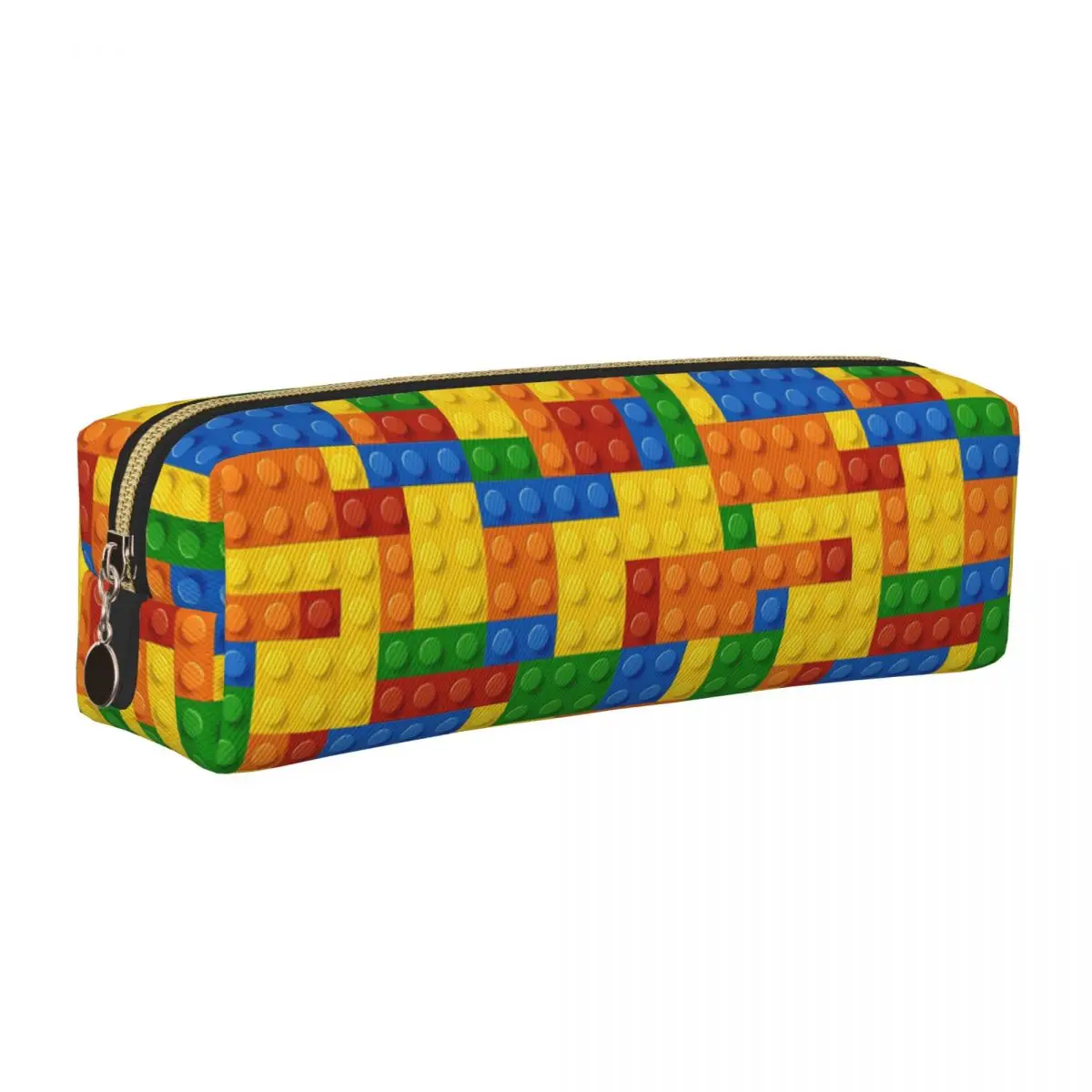 Building Blocks Construction Brick Pencil Case Pencil Pouch Pen for Girl Boy Big Capacity Bag School Supplies Zipper Stationery