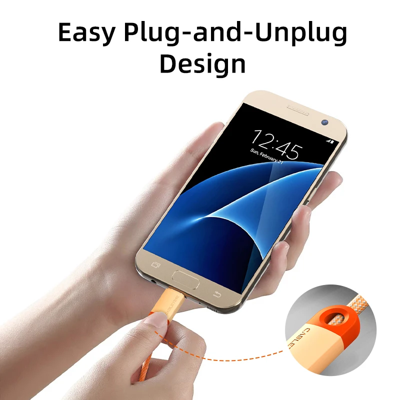 كابل USB صغير من CABLETIME 3A كابل USB للشحن السريع لهاتف Xiaomi Realme Redmi Samsung Huawei شاحن بيانات USB للهاتف المحمول