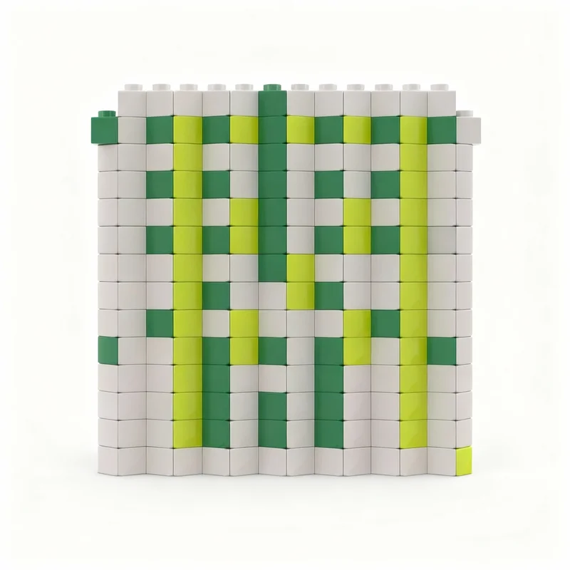 

514pcs MOC Two Sides Word Spring Wind Model Building Blocks Construction Toy Christmas Gifts DIY Creative Idea Education Brick