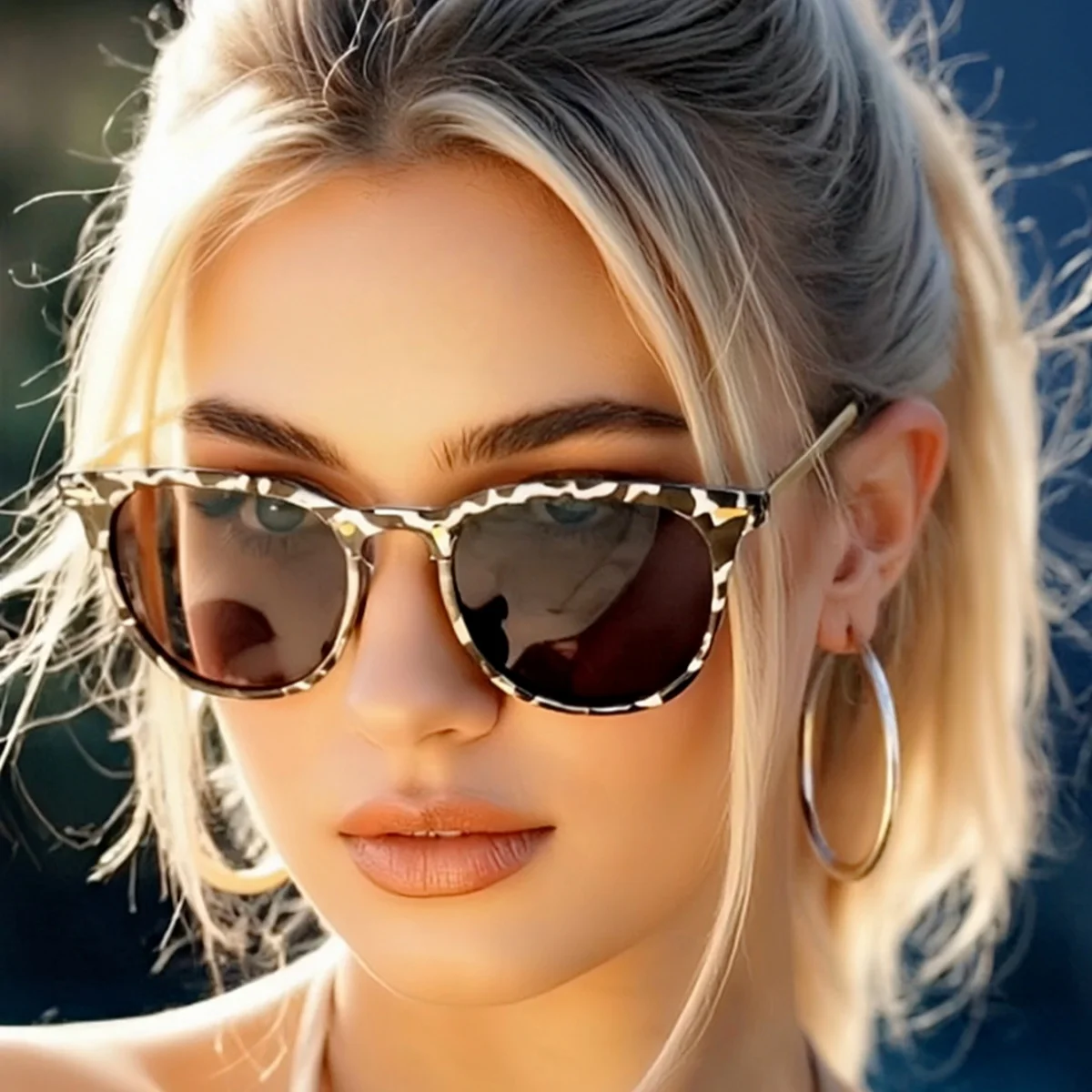 1 Stück europäischer und amerikanischer Retro-Punkrahmen für Herren und Damen, modische Sonnenbrille, Trend, vielseitige Sommer-Sonnenschutz und UV-Schutz