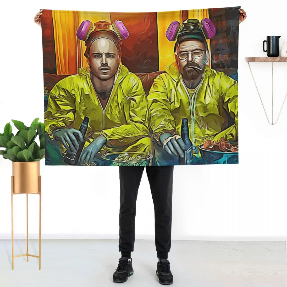 Breaking Bad Throw Blanket Plaid Camping For Baby Furry Soft halloween Blankets