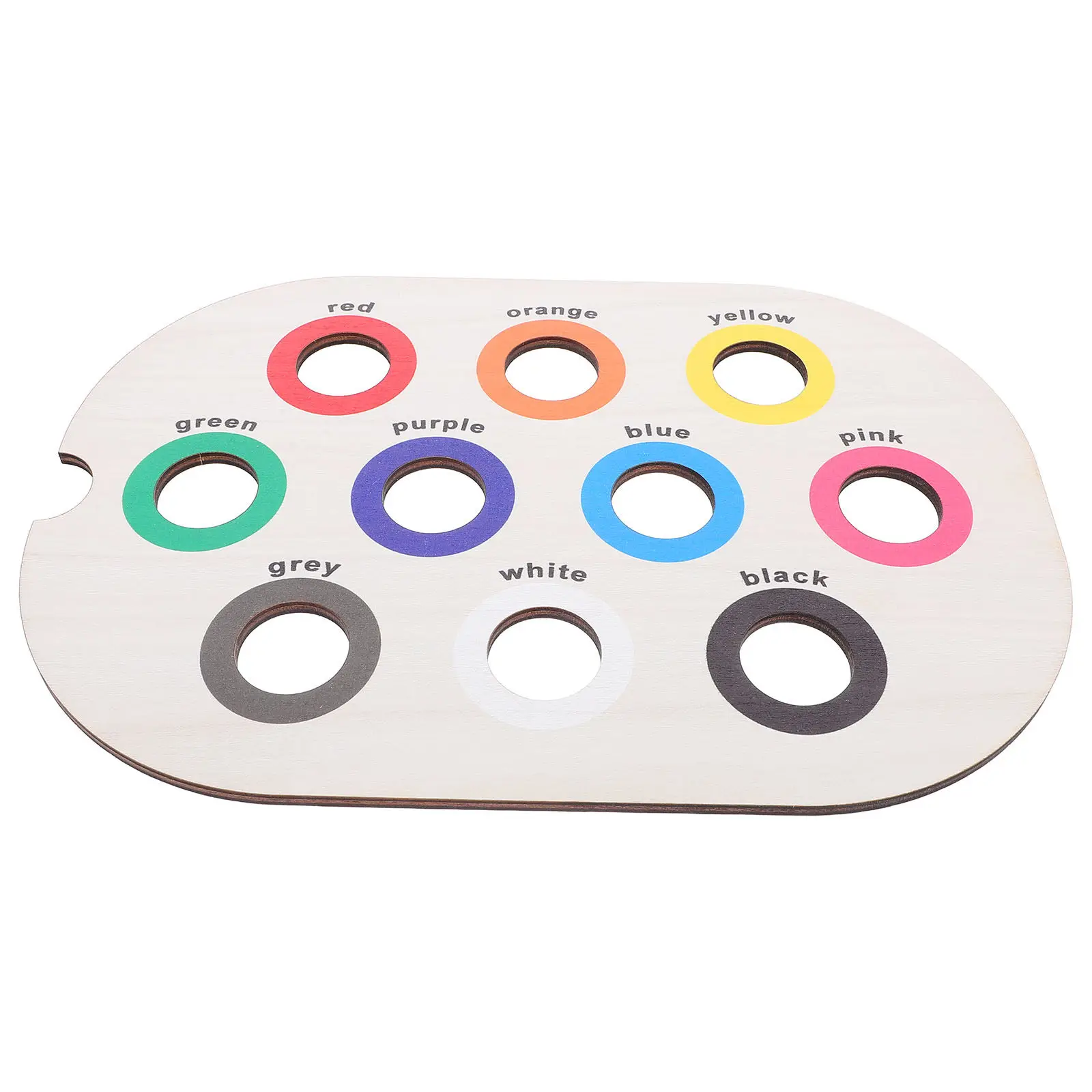 

Montessori Wooden Sensory Tray for Babies Color Sorting Matching Activity Infant Learning Game Fine Motor Coordination Preschool