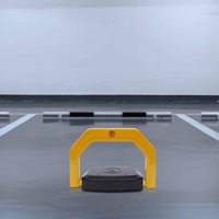 IP67 Protected Remote Parking Lock, Foldable,Collision Resistant 180 Degree Remote Control,Automatic Parking Door Alarm Function