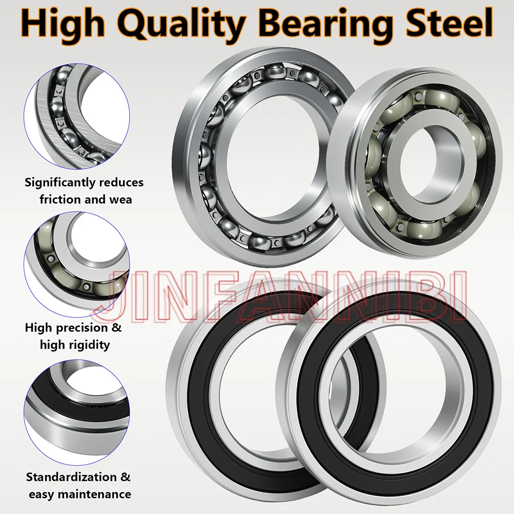 for Kawasaki Diesel 3010 4010 KAF620 KAF950 Front Rear Wheel Bearing Seals Kit