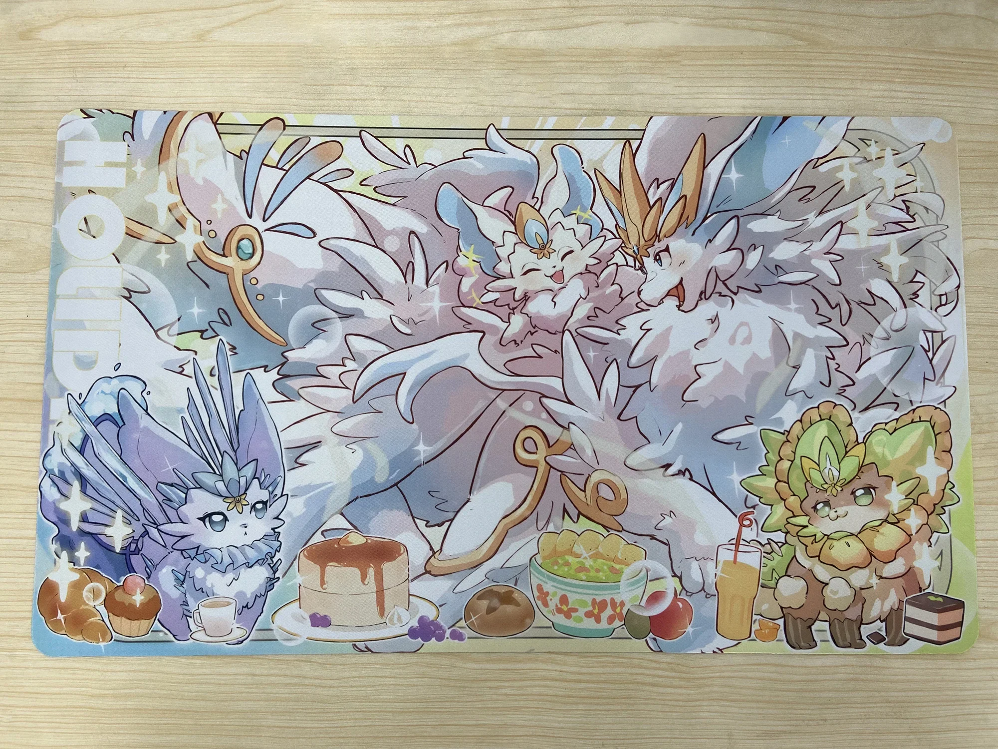 

YuGiOh Purrely TCG Mat Expurrely Happiness Epurrely Plump CCG Trading Card Game Mat Gaming Playmat Bonard Game Mouse Pad & Bag