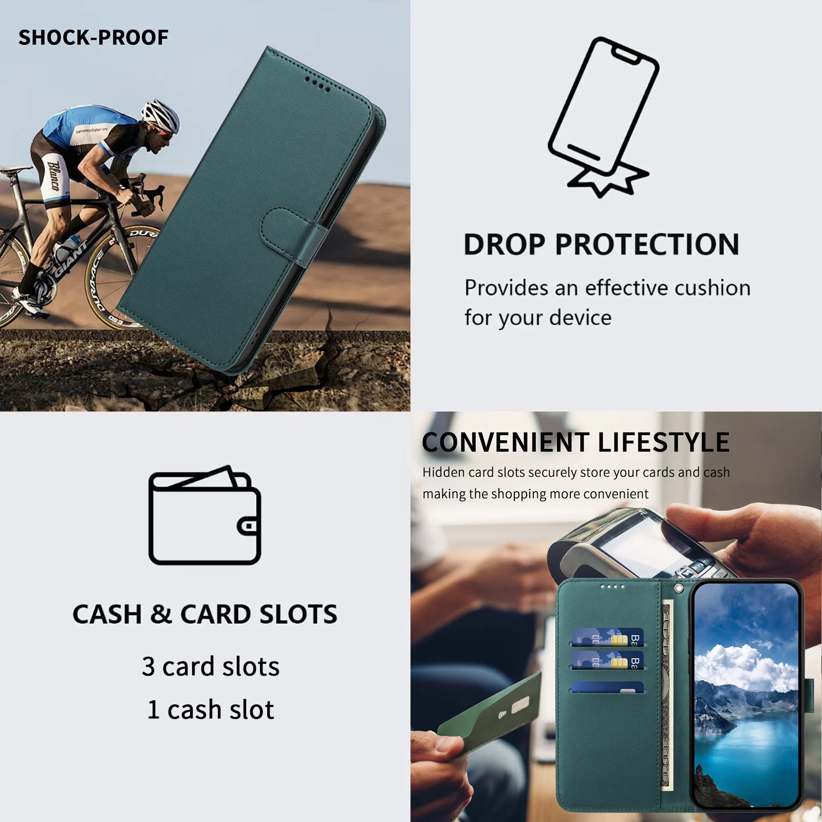 Luxury Leather Wallet Phone Ca - Leather Folio Wallet Case review and price