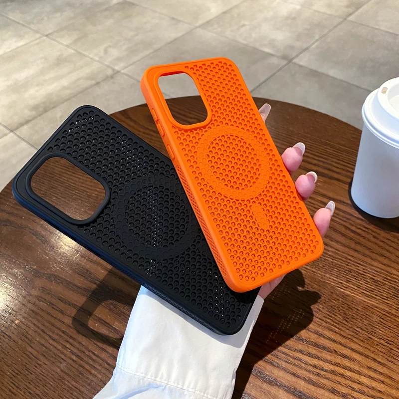 

For OnePlus Ace 6 15R Case Magnetic Honeycomb Heat dissipation Breathable Cooling Cover for One Plus ACE6
