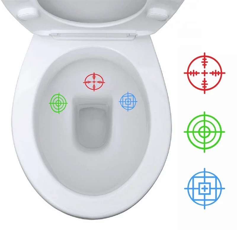 

3pcs Tinkle Targets Vinyl Stickers Decal Toilet Decor Toy Soldier Potty Training Decals For Kids Boys Toilet Decoration Stickers
