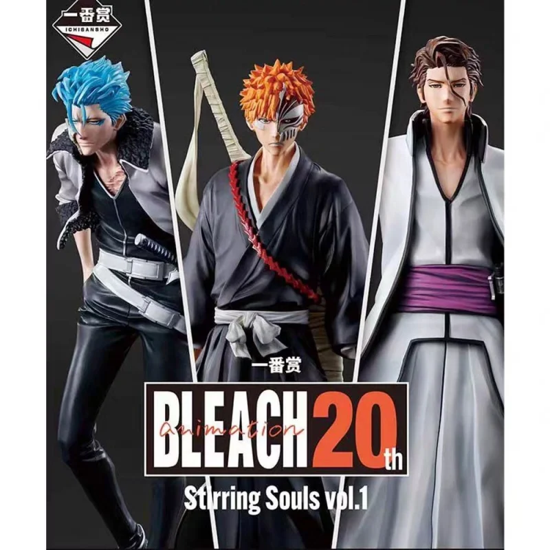 

Bandai Original In Stock Banpresto Ichiban Kuji BLEACH 20TH Anime Aizen Sousuke Model Action Figure Garage Brand New Boxed Gift