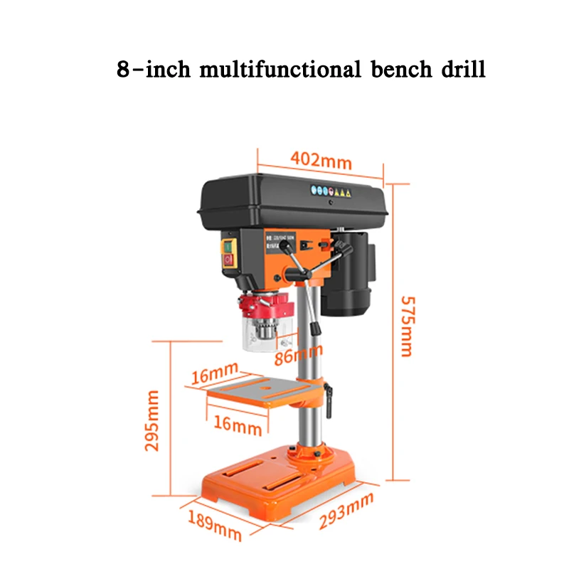 Multifunctional Small Drilling Machine Woodworking Bench Drills With Adjustable Speed And High Precision Hollow Drilling Machine