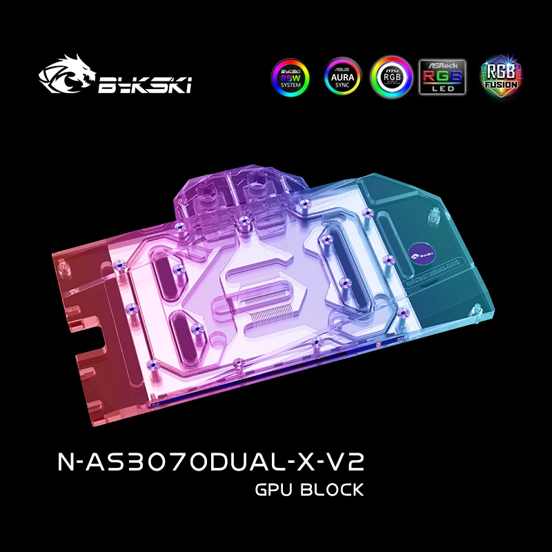 Bykski GPU Block For ASUS DUAL TUF KO RTX 3070 3060Ti 3060