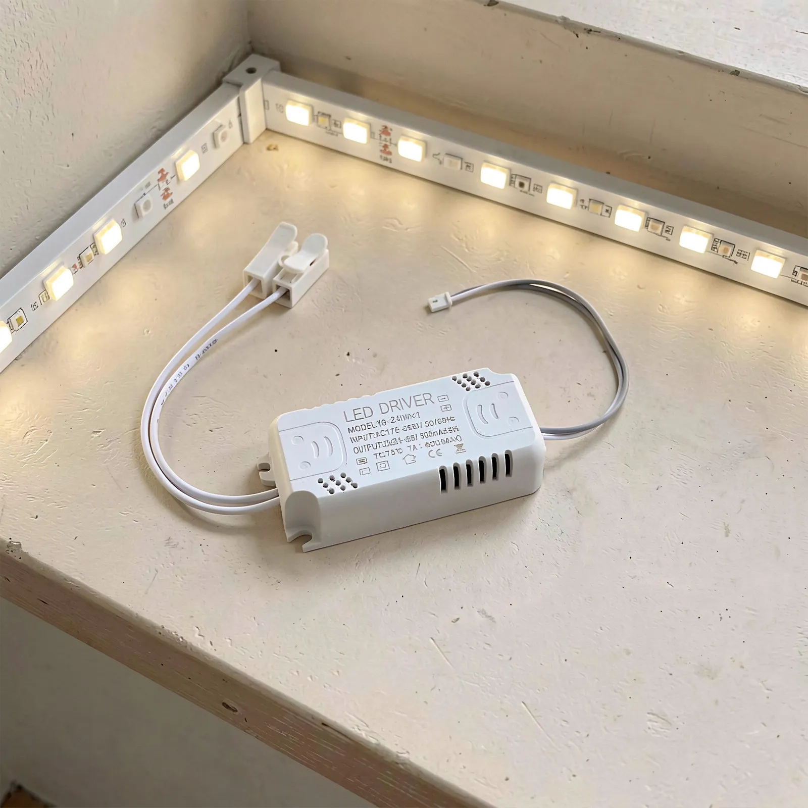 LED Driver Replacement Starter Power Supply Adapter 8-24W Electronic LED Ballast for Ceiling Lights Panel Modules Cabinet Lights