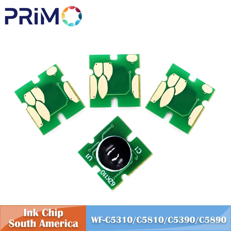 T11A T11B South America Ink Cartridge Chip For Epson Workforce Pro WF-C5310 WF-C5810 WF-C5390 WF-C5890 Printer Latin America