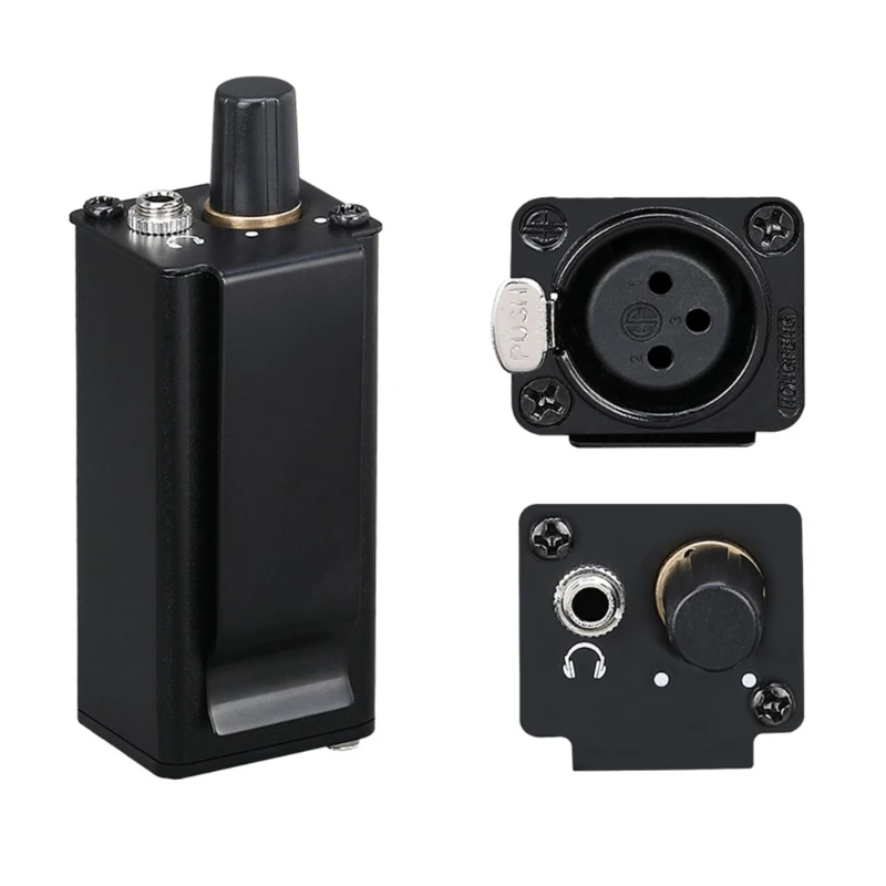 Portable Headphone Amplifier With Double TRS Inputs, In-Ear Monitors Amplifier Amplifier for In Ear Monitoring