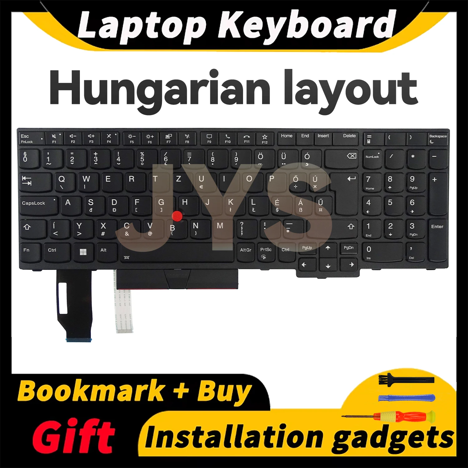 

Keyboards internal Hungarian layout For Lenovo ThinkPad T15 Gen1 Gen2/P15S Gen1 Gen2 laptop keyboard with backlit 5N20V78013