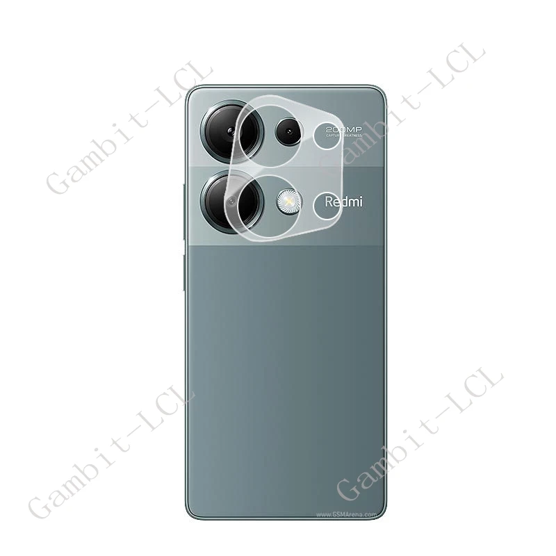 2PCS-5PCS Original 3D Tempered Glass For Xiaomi Redmi Note 13 Pro 4G Global Note13Pro Poco M6  Camera Lens Protector Cover Film
