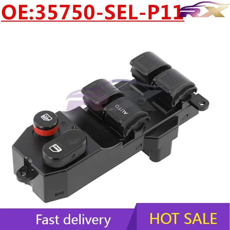 NEWM:35750-SEL-P11  Power Window Master Control Switch For 2008-2012 Honda City