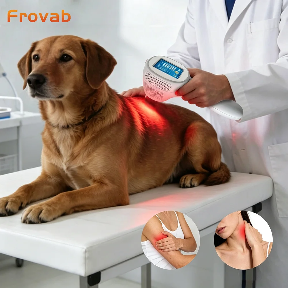 Frovab Deep Penetration 1064nm Laser Therapy 15W Class IV 810nm 980nm NIR Light for Chronic Inflammation Nerve Pain Sciatica