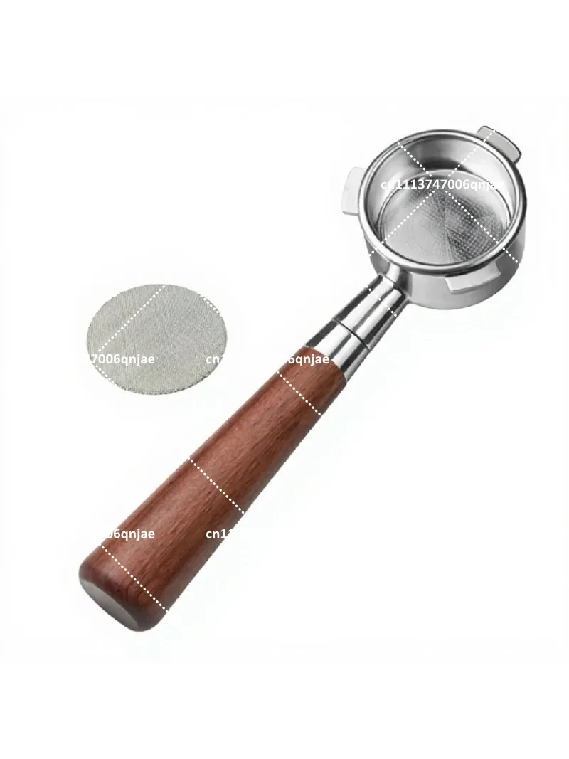 54mm Bottomless Portafilter with Puck Screen, Stainless Steel Espresso Filter Holder Accessory