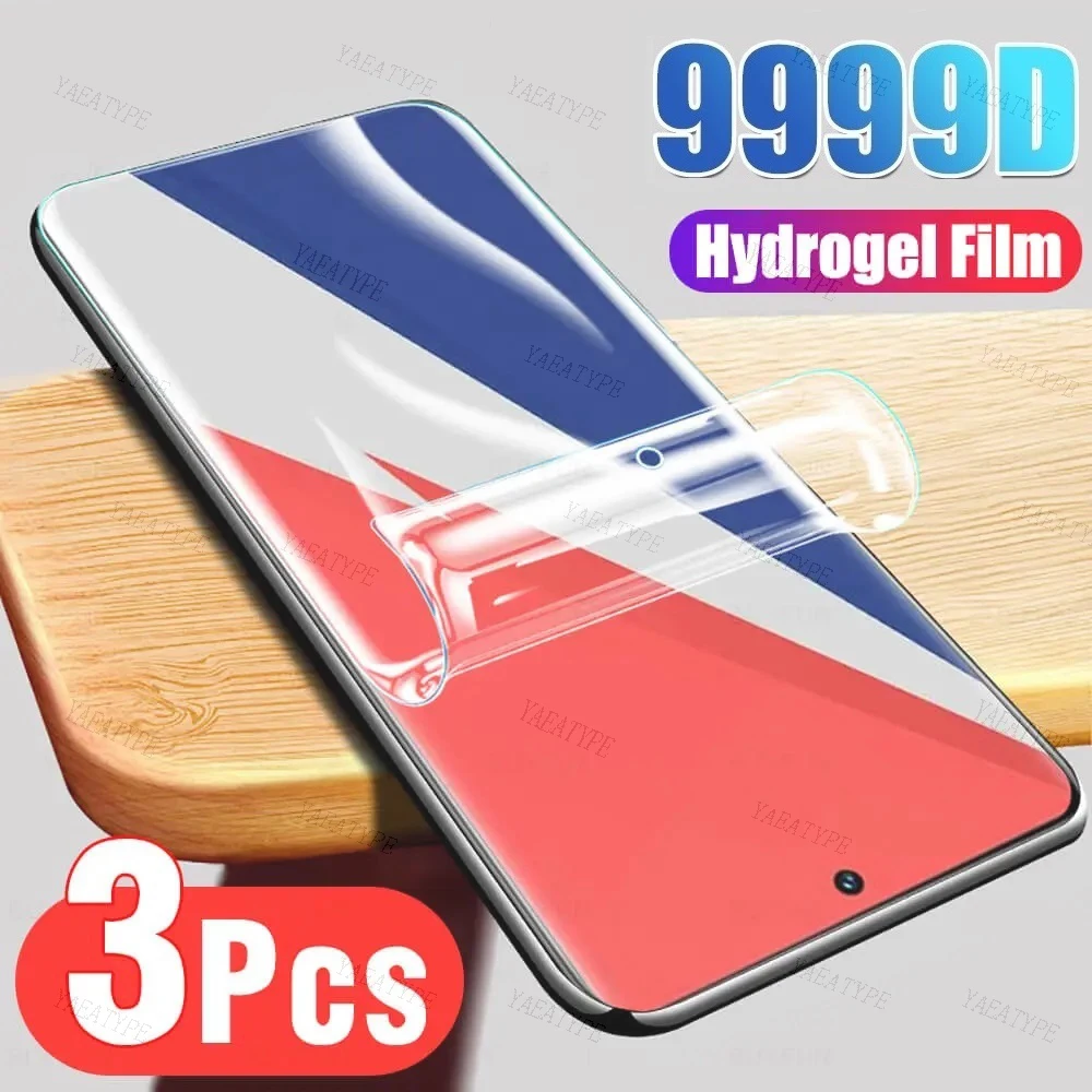 3Pcs Hydrogel Film For VIVO V25 X50 V21 5G Y70 Y11 Y12 Y15 Y17 Y3S Y7S Y9S U3X V17 Y12 X23 X27 Screen Protector Protective Film