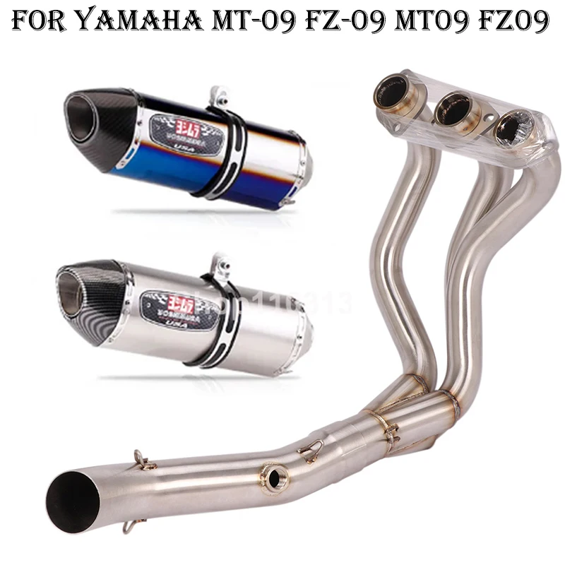 

Motorcycle Exhaust Full Systems Escape Front Link Pipe Muffler For Yamaha MT09 2014-2020 FZ09 FJ09 TRACER900 GT XSR900 2016-2020