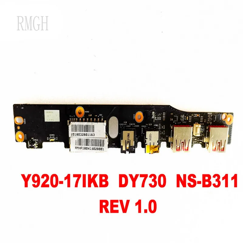 NS-B311 Original para Lenovo Y920-17IKB, placa USB, placa de Audio, Y920-17IKB, DY730, REV 1,0, probado, buen envío gratis