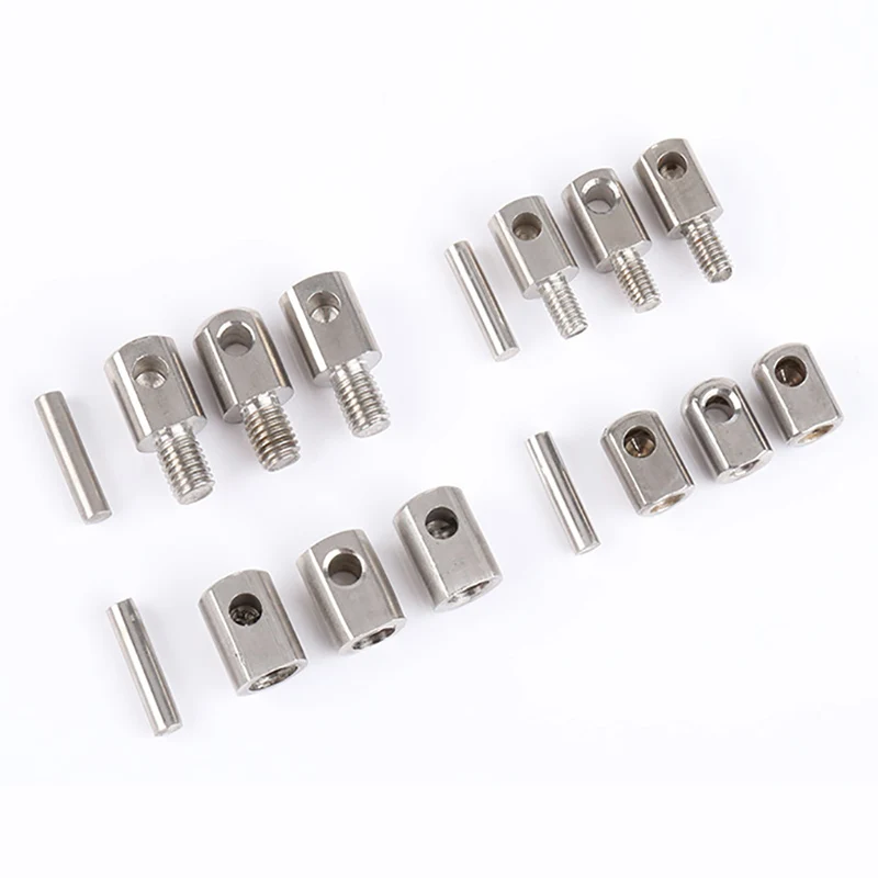 

Stainless Steel Triple Hinge With Internal External Threads Welded Door Shaft Triple In One Hinge Distribution Box Accessories