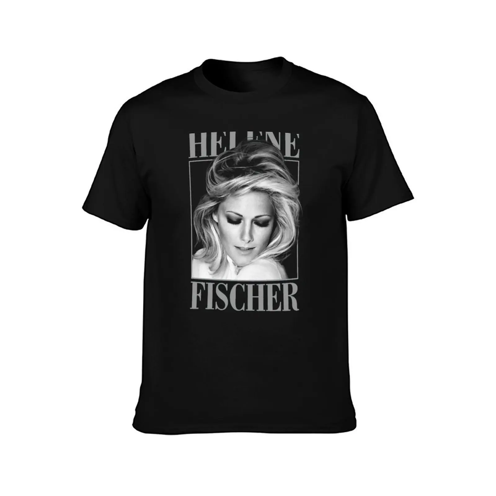 HELENE FISCHER T-Shirt Basic Plain Short Sleeve Crew Neck Tee T-Shirt
