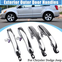 1PCS Car For Chrysler 300c front door rear door outer handle chrome 2005-2010 Dodge Magnum 2005-2008 Charge chrome
