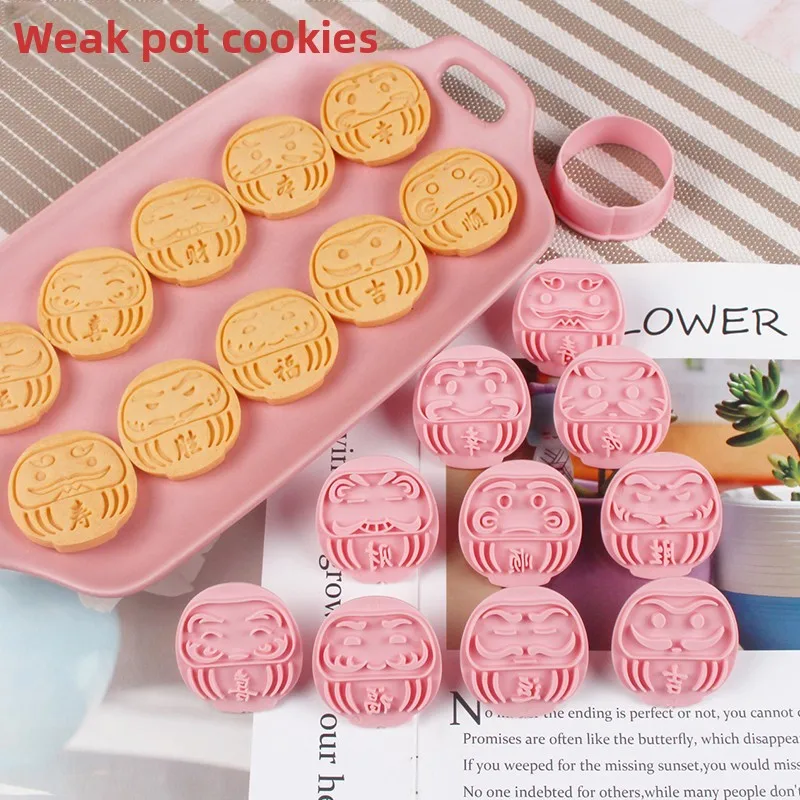 Molde 3D para Galletas de la Fortuna del Año Nuevo Chino, Utensilios de Cocina Japoneses, Equipo para Hornear DIY