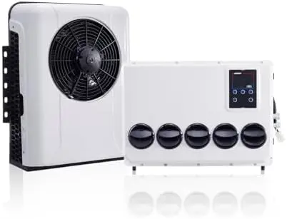 

12V DC Air Conditioner 9000BTU – Split AC for RV, Truck, Van, Camper, Trailer – Compact Cooling Unit