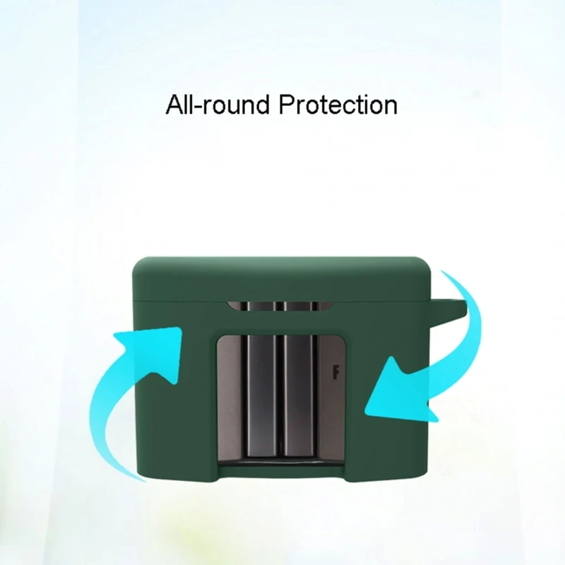 Compatible for FIIL CC Pro 2 Shockproof-Earphone Sleeve Impact-resistant Housing Anti Dust Washable Silicone Soft Cover