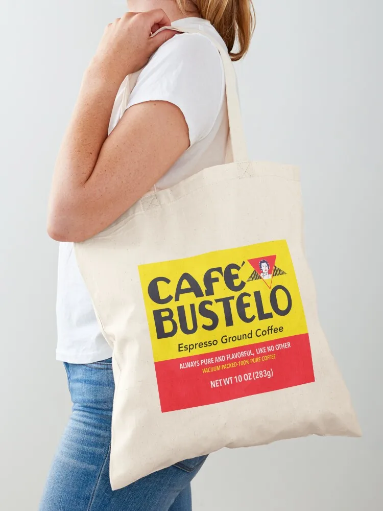 Café bustelo Tote Bag tote bag university Handbags reusable shopping bag foldable reusable
