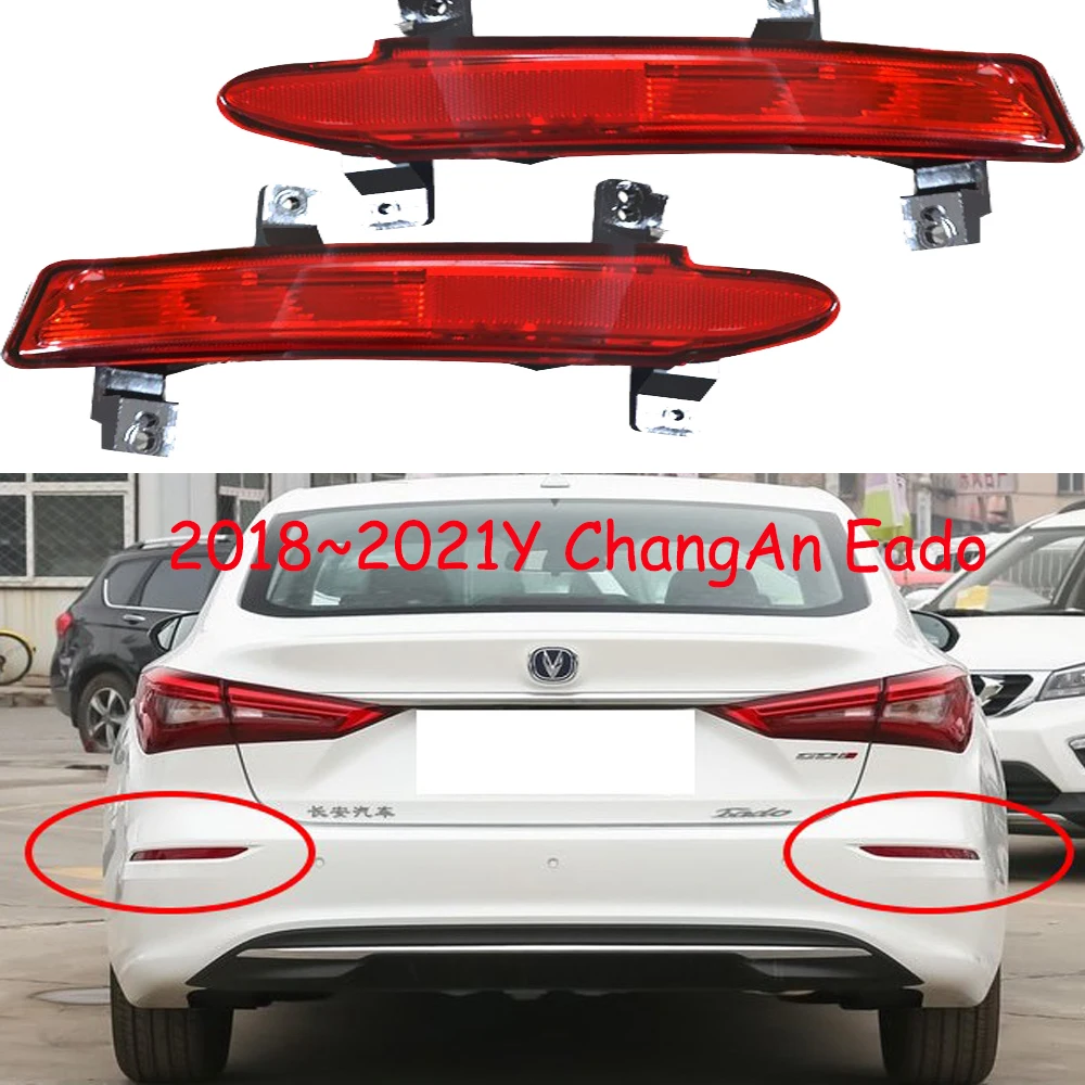 

1pcs car accessories bumper tail light ChangAn Eado Taillight 2018~2021y Reflector Taillamp Chang An fog lamp