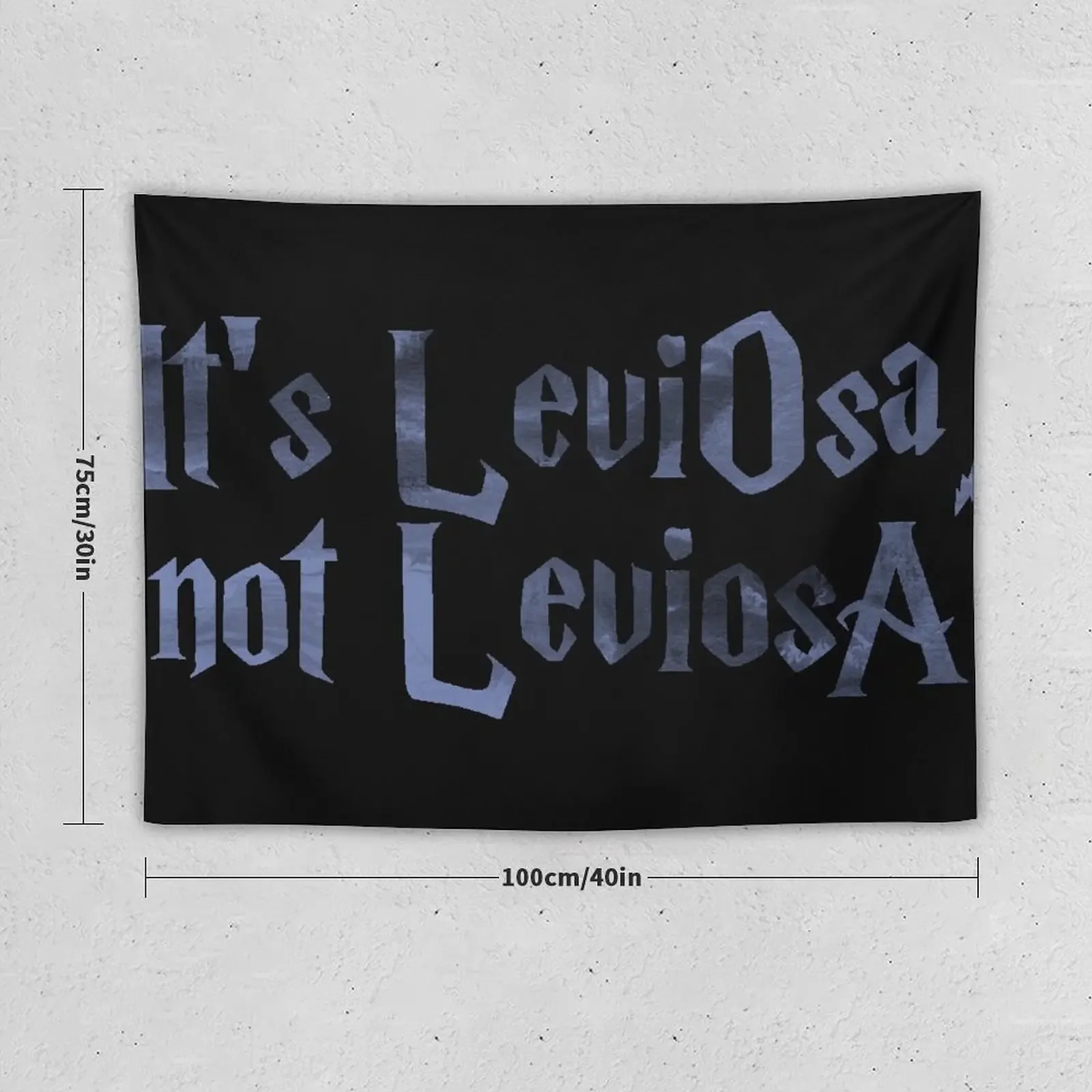 It is LeviOsa, not LeviosA Sticker Decoration Wall Wall Decor Hanging Tapestry Bathroom Decor Decorations For Room Tapestry