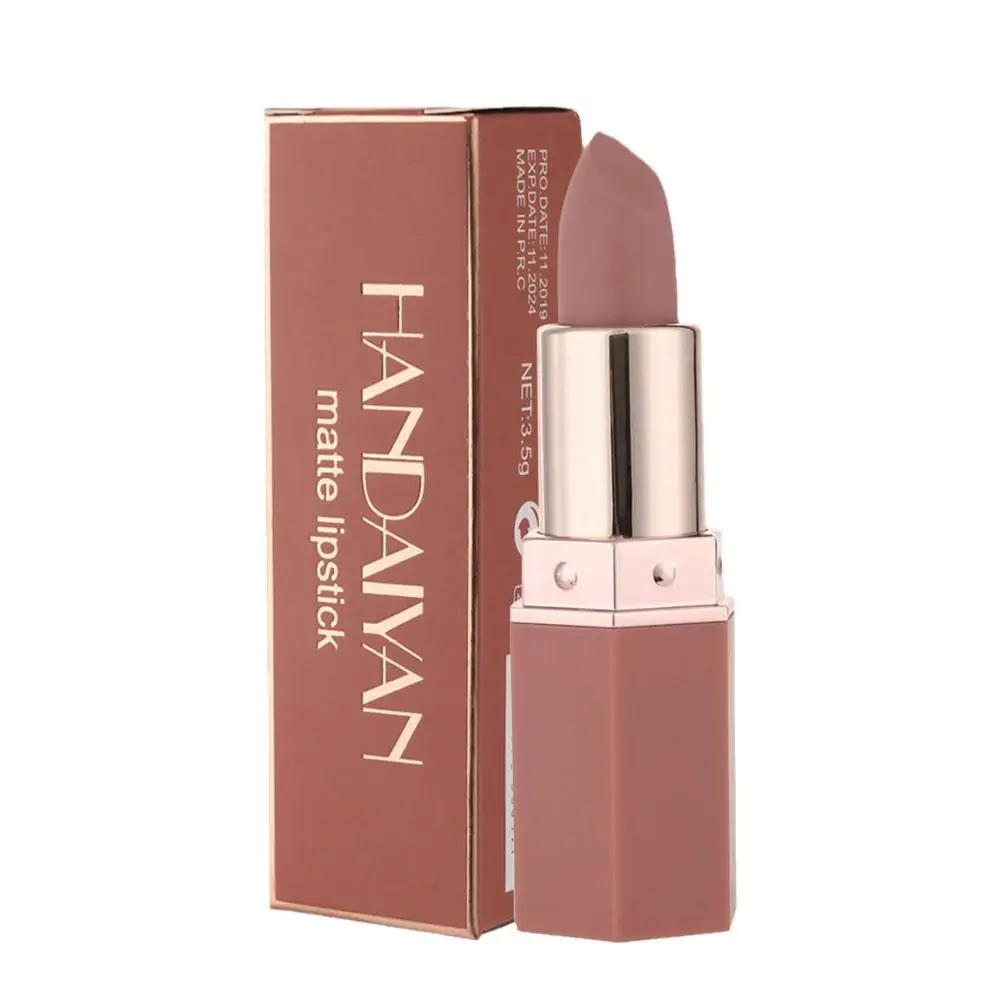 Lápiz labial mate Sexy para mujer, lápiz labial resistente al agua de larga duración, delineador de labios de terciopelo antiadherente, Cosméticos de maquillaje, 1 unidad