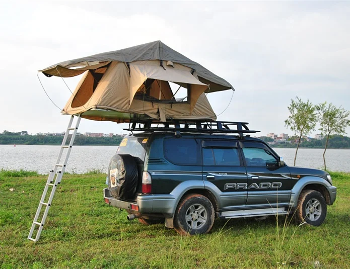 

Soft Shell 4x4 Truck Camping Car Roof Top Tent With Annex Custom