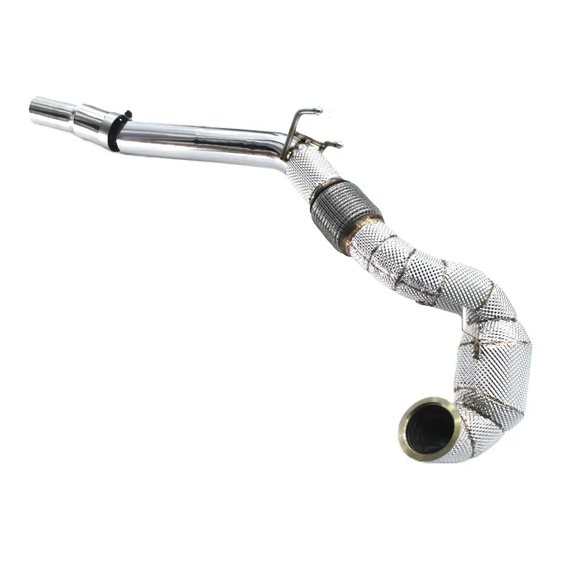 Head Section High flow Pipes Exhaust Pipes branch downpipe Exhaust Pipe with catalyst  For VW/Volkswagen CC 2.0T 