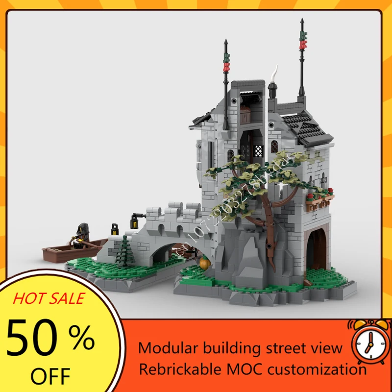 1383PCS MOC Medieval Castle Building Block Model Arcane Kingdom of Löwenstein Technical Brick DIY Assembly Set ToyFor Child Gift