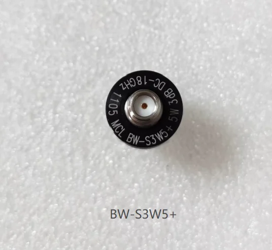 BW-S3W5+ Frequency range 0Hz~18GHz, power 5W, impedance 50Ω, attenuation value 3dB