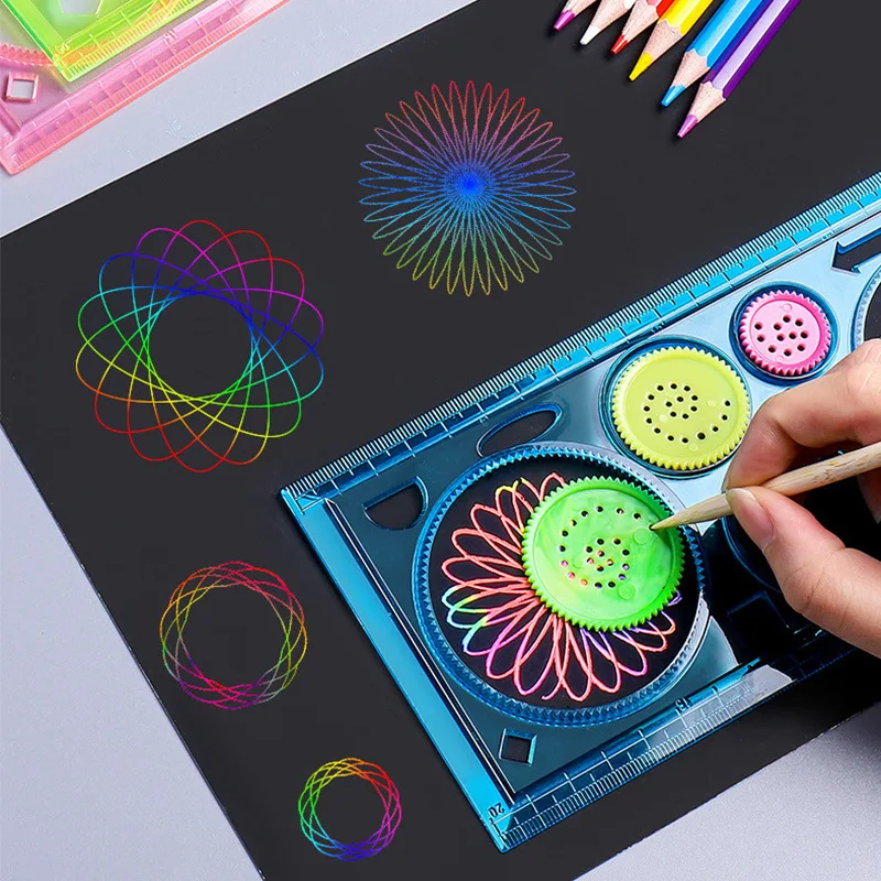 10/20/50pcs 다채로운 스크래치 종이 어린이 그리기 장난감 그리기 템플릿 눈금자 DIY 그림 장난감 어린이를위한 생일 선물 TMZ