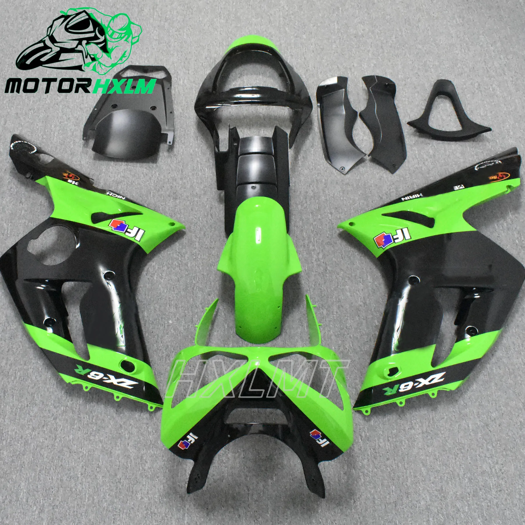

New ABS injection molded high quality vehicle fairing kit for ZX-6R ZX6R 636 2003 2004 03 04 03 04 body set