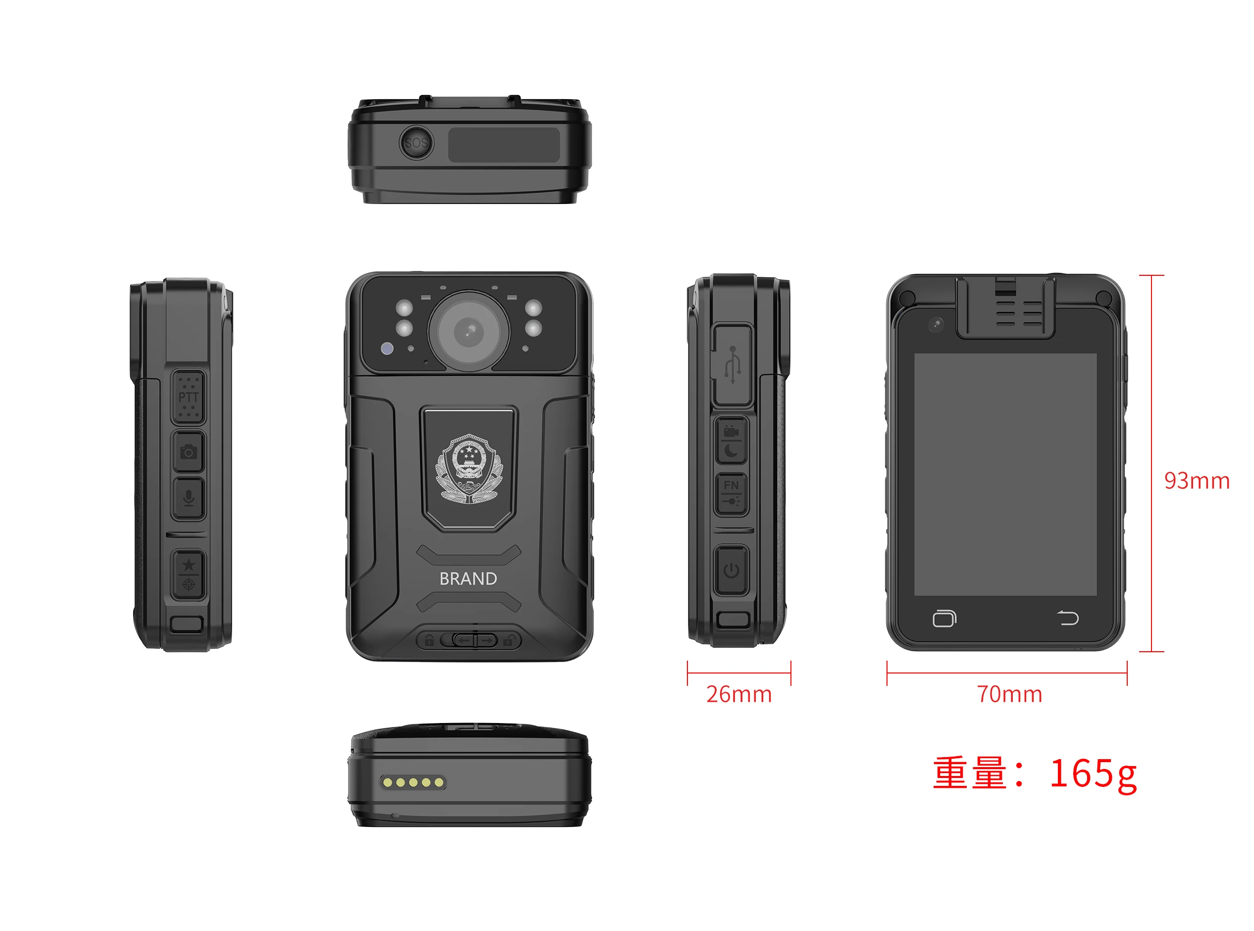 2.8 Inch High definition Max 2k Video Dimension Small  Positioning Real-time Positioning