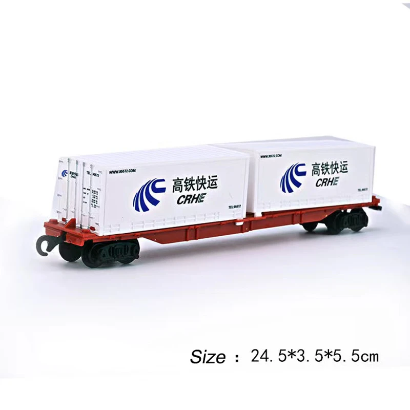 Diy Sand Table Scene Layout Materials Simulation Miniature Container Truck Model ABS Transport Vehicle  Diorama Kits 1Pcs