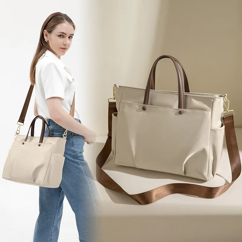 

High Quality Canvas Handbags for Women Shoulder Bags Multi-pocket Wear-resistant Bags Luxury Ladies Handbags and Purses