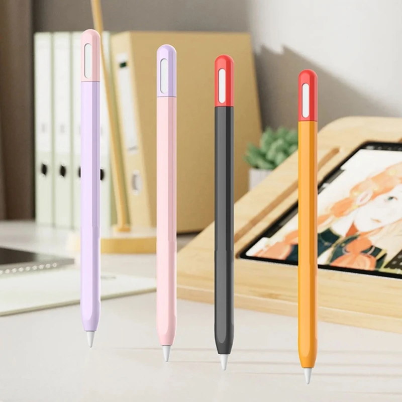 Silicone Pencil Case for Apple Pencil Pro Pencil Protective Sleeve Grip Skin Cover Holder